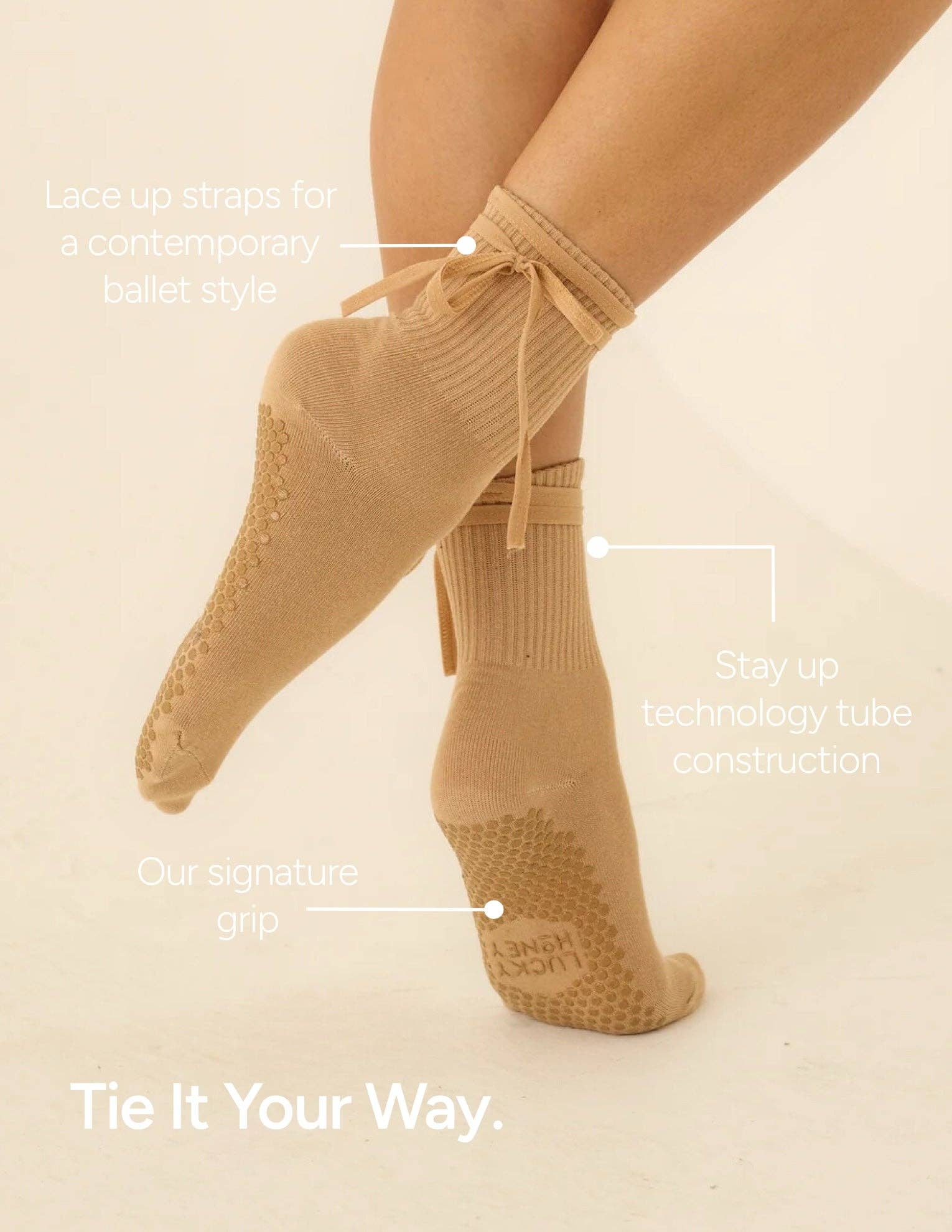 The Nina Grip Sock