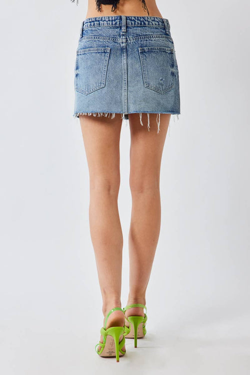 DENIM MINI SKIRT
