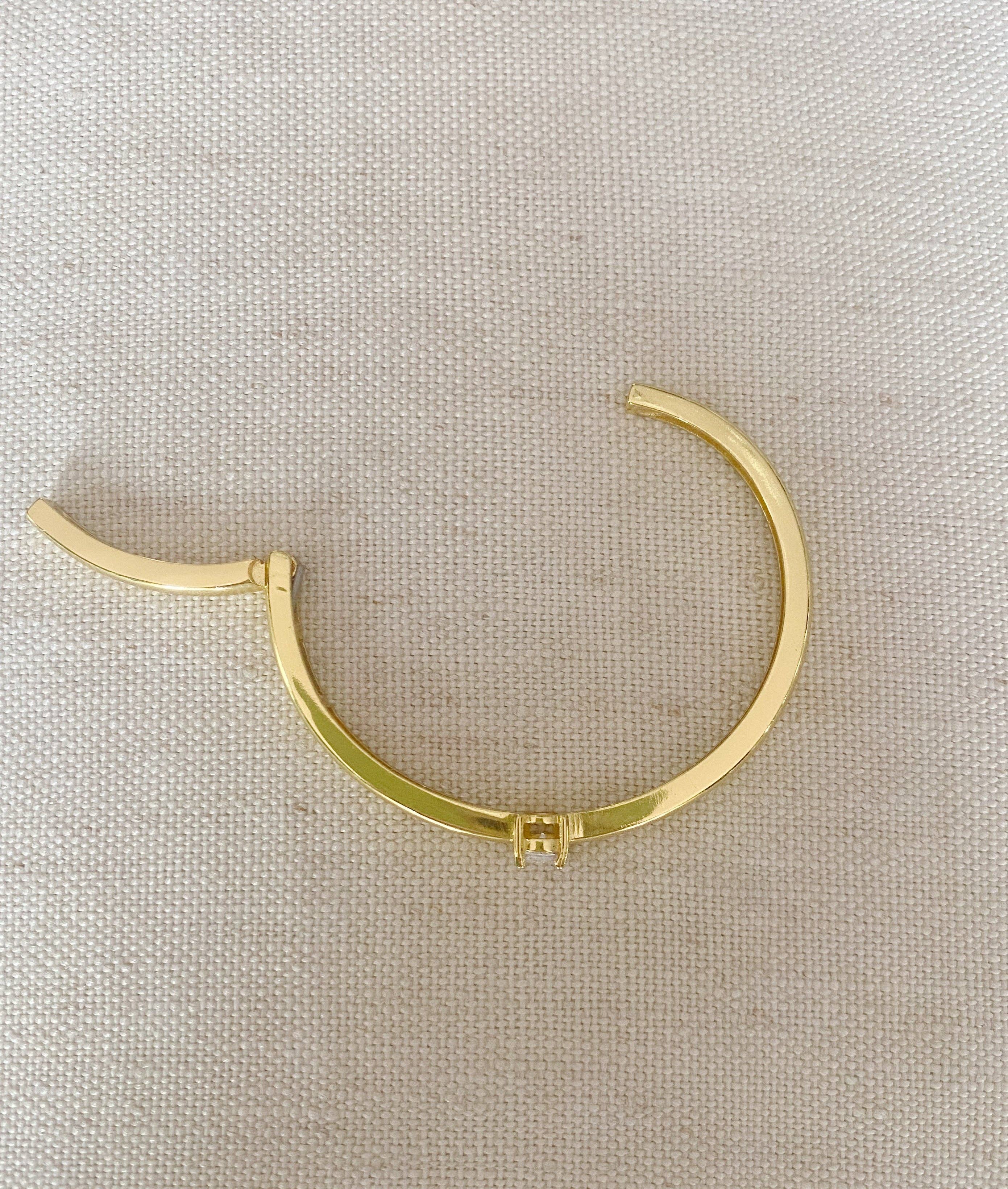 Diamond Stone bangle