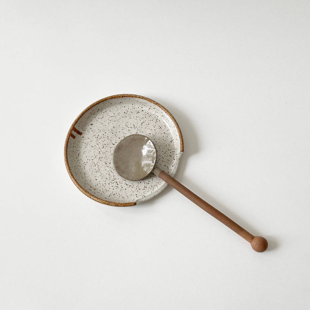 Handmade Ceramic Spoon Rest - IN STORE PICKUP ONLY