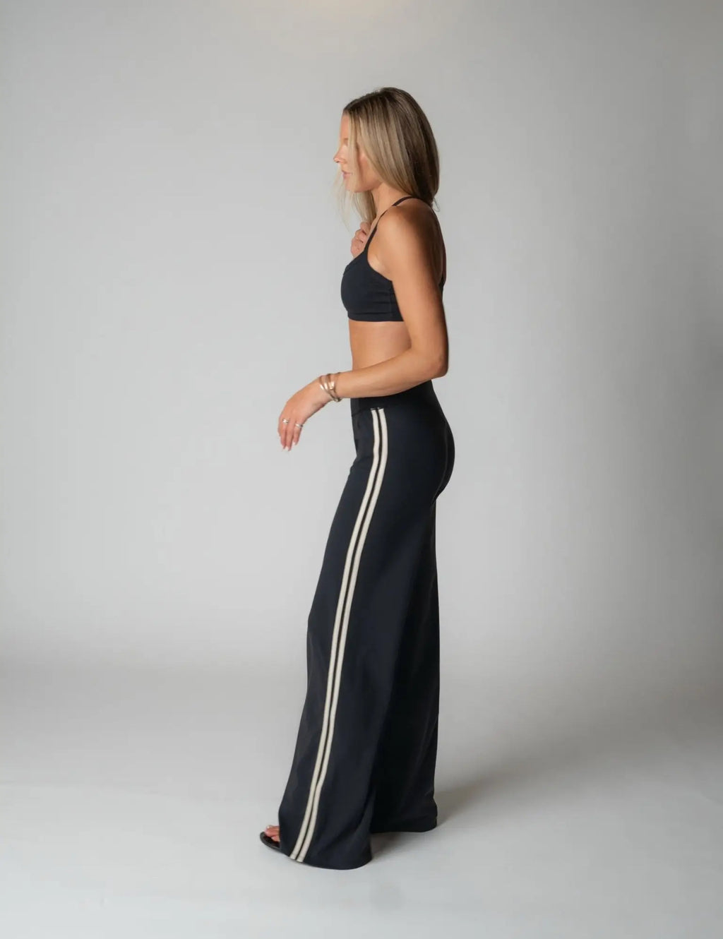 Sport Pant in Black + Ivory