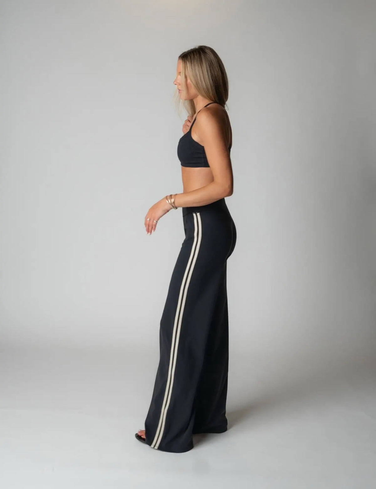 Sport Pant in Black + Ivory