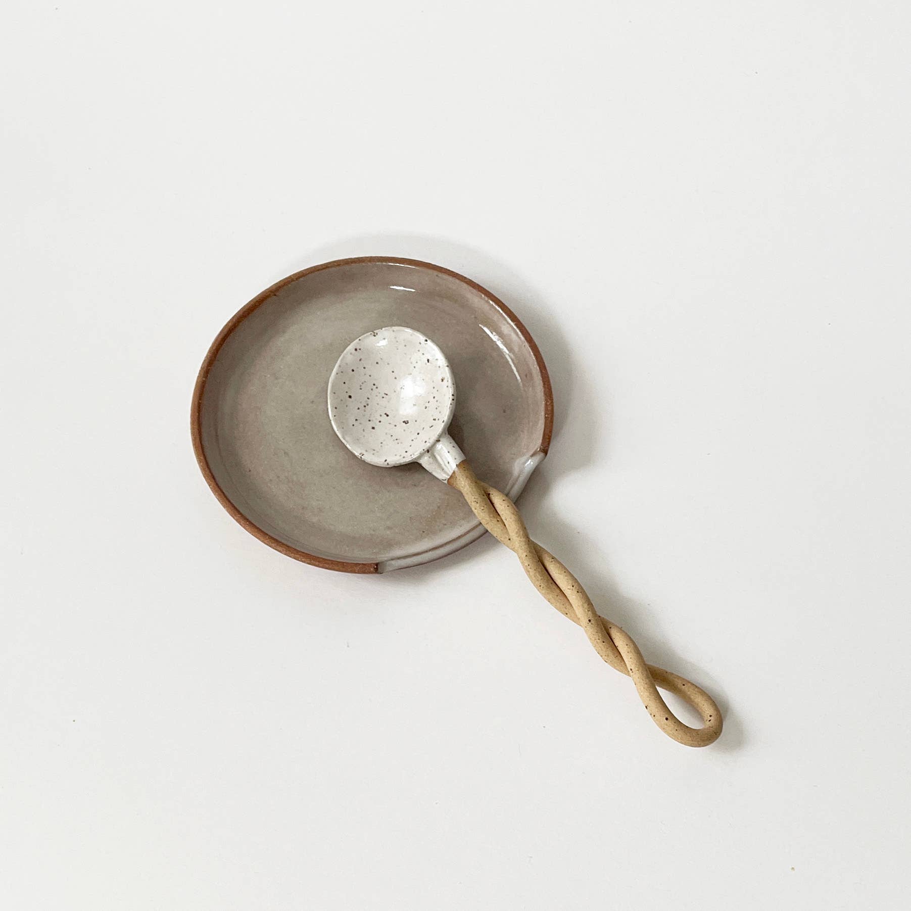 Handmade Ceramic Spoon Rest - IN STORE PICKUP ONLY