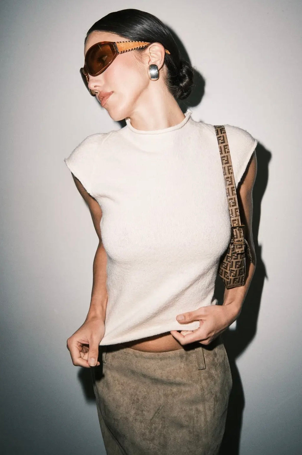 River Cap Sleeve Top - Cream