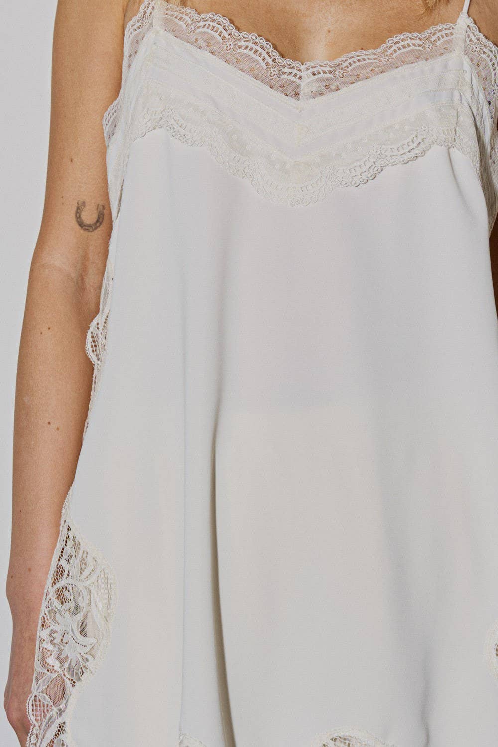 Lace Trim Cami Top