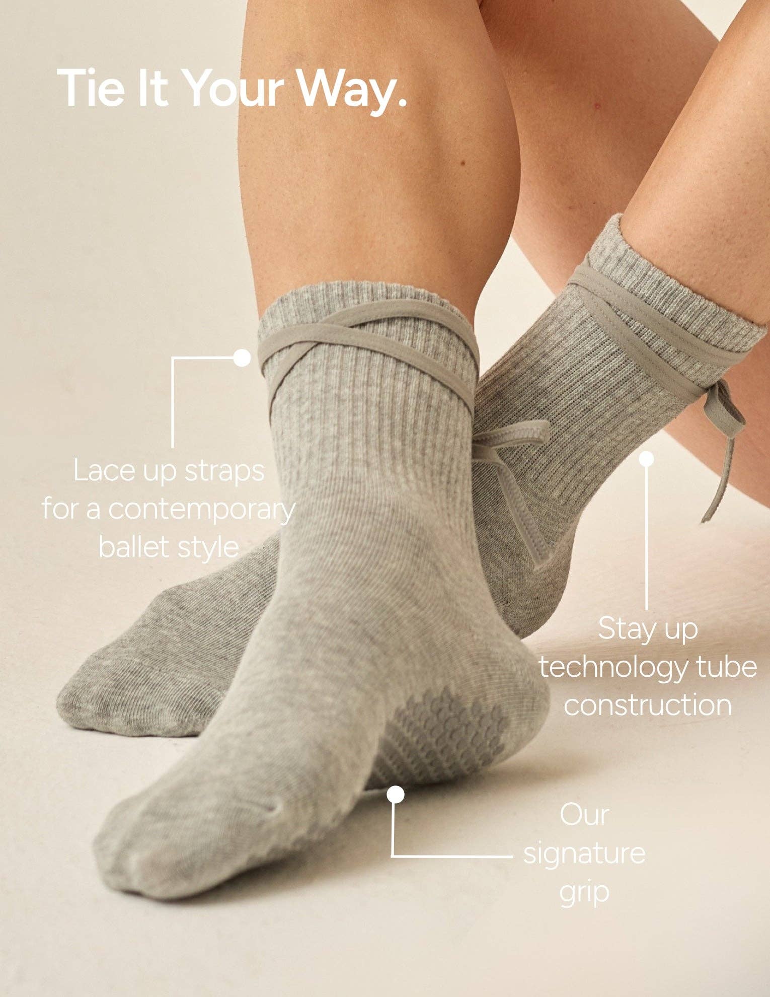 The Nina Grip Sock