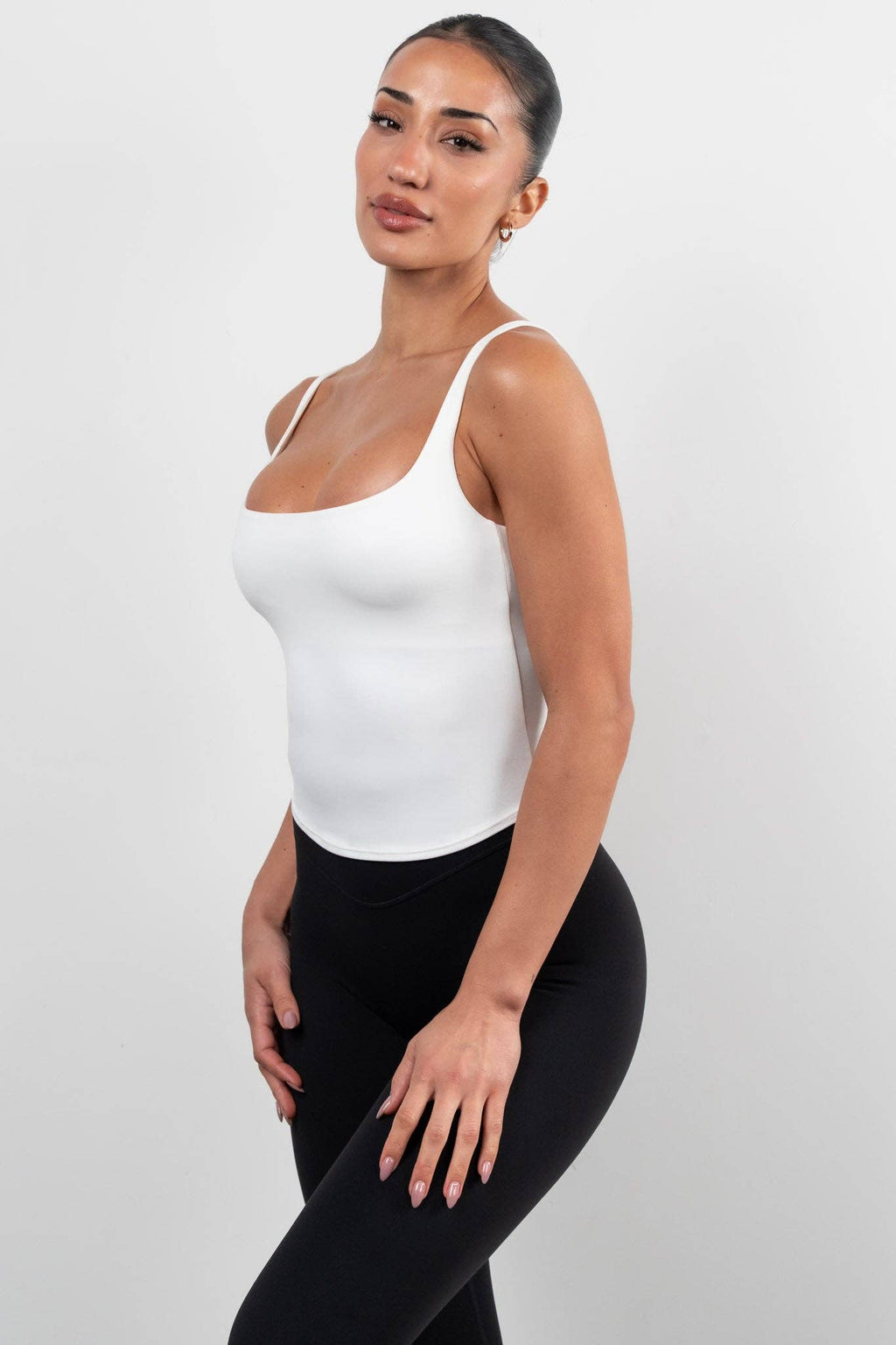 White Classic Tank - Snow