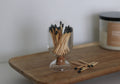 Glass Match Cloche - 50 Matches - 2.5" Match Sticks (IN STORE PICKUP ONLY)