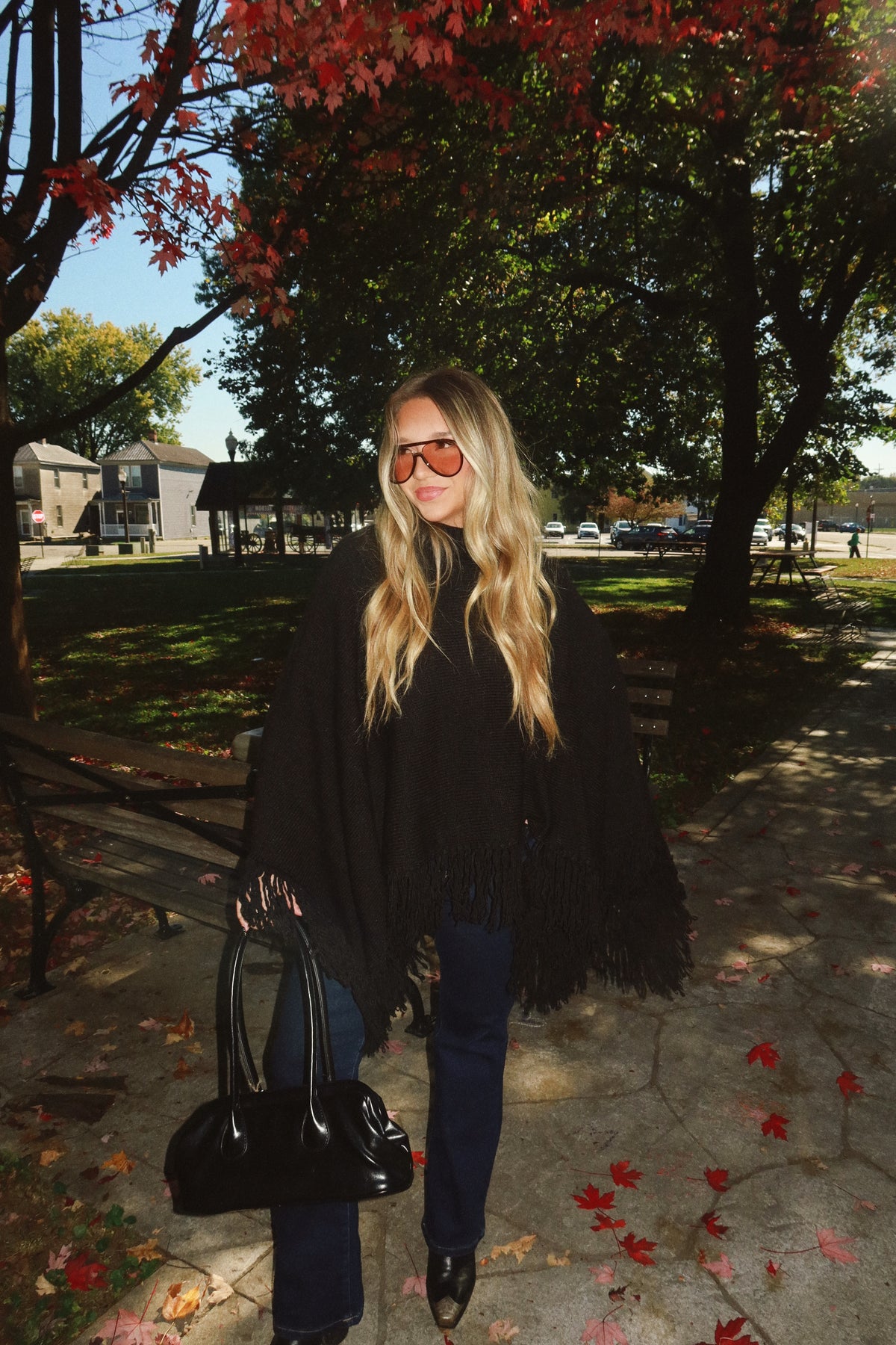 The Sloane Fringe Poncho