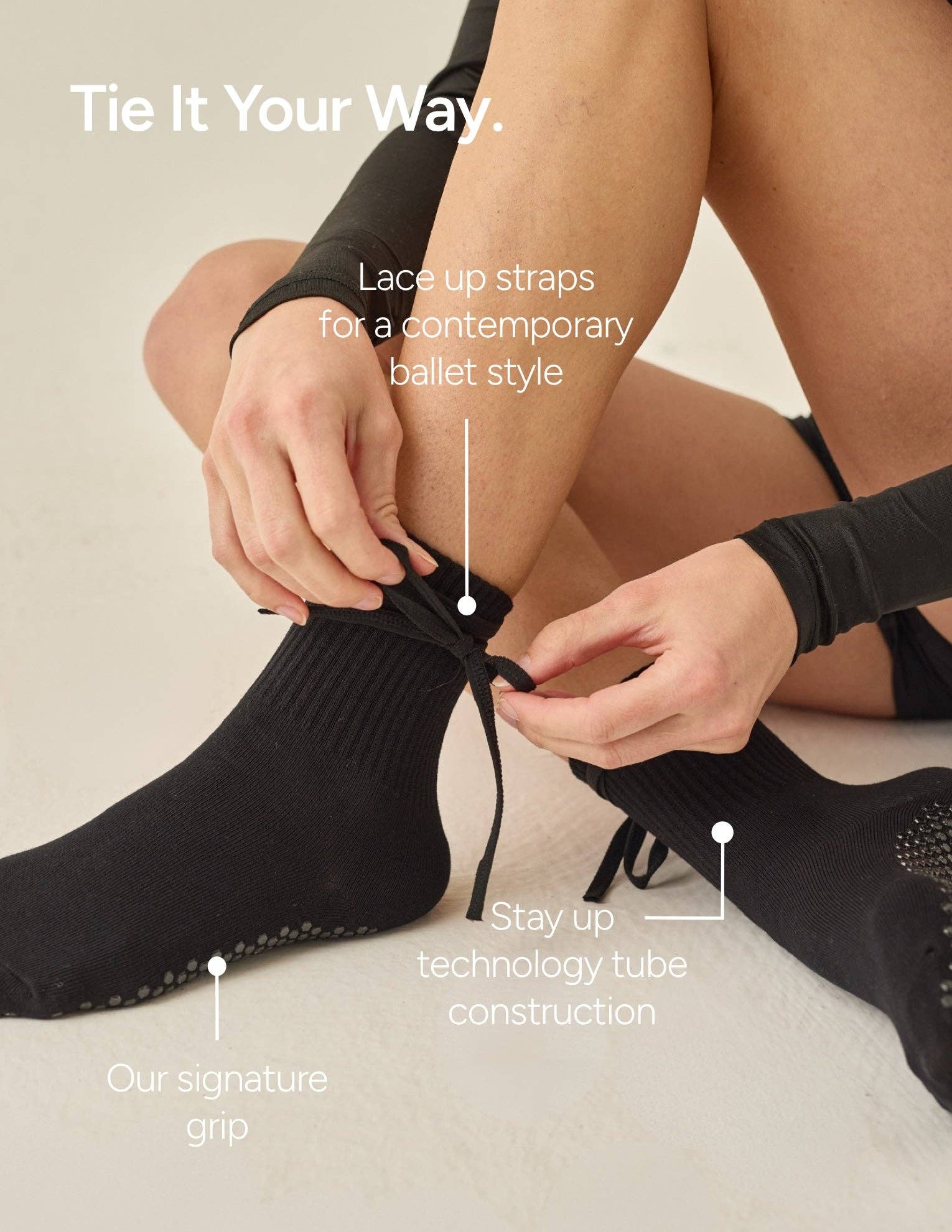 The Nina Grip Sock