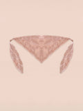 Pink Jester Embroidery Headscarf