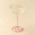 Celeste Coupe Glass, Pink - IN STORE PICKUP ONLY