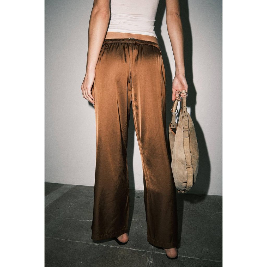 Fiona Satin Track Pants
