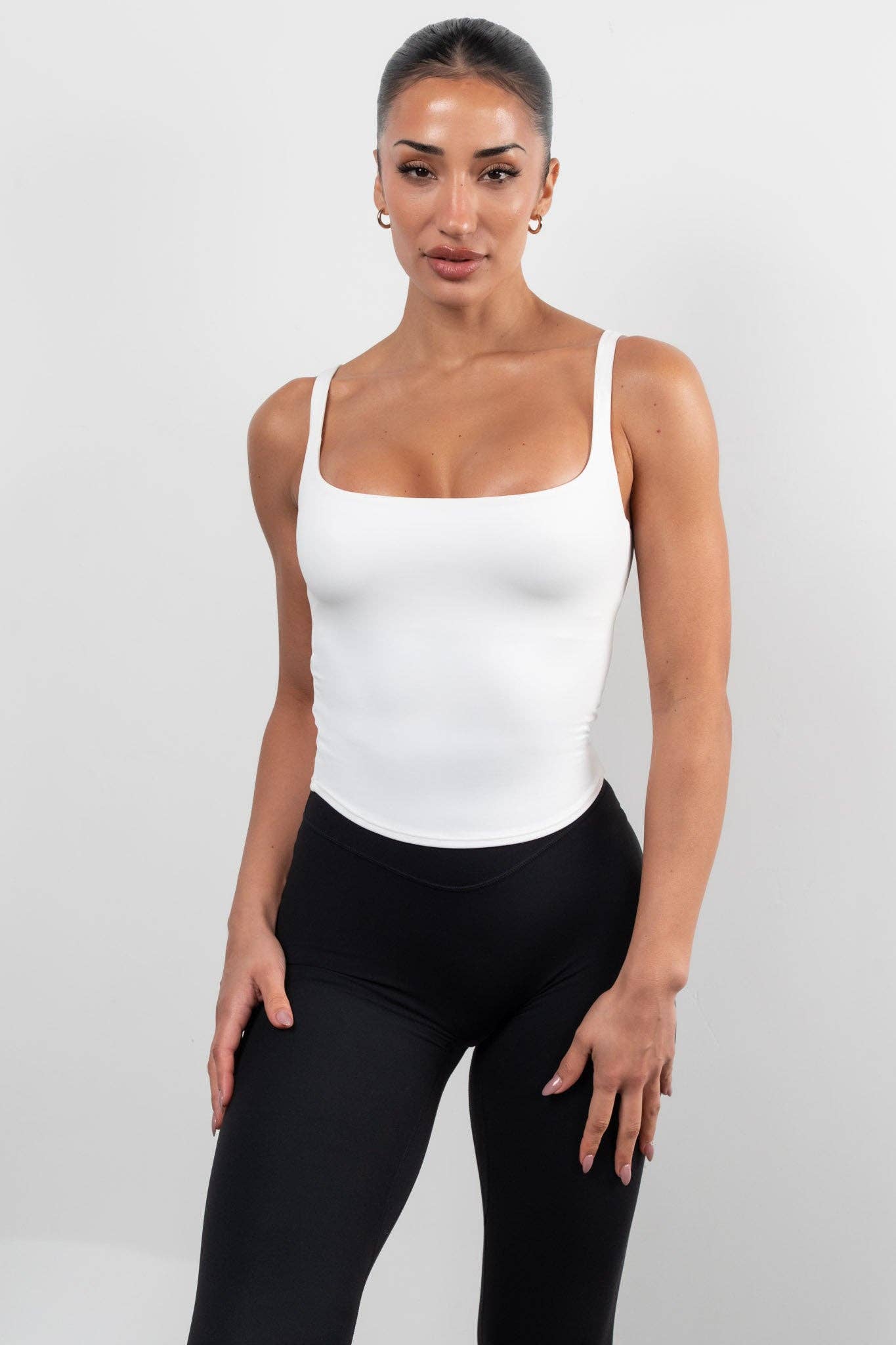 White Classic Tank - Snow